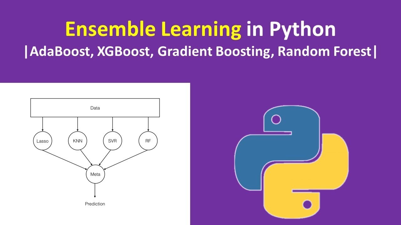 Ensemble Machine Learning l Python Random Forest l AdaBoost course
