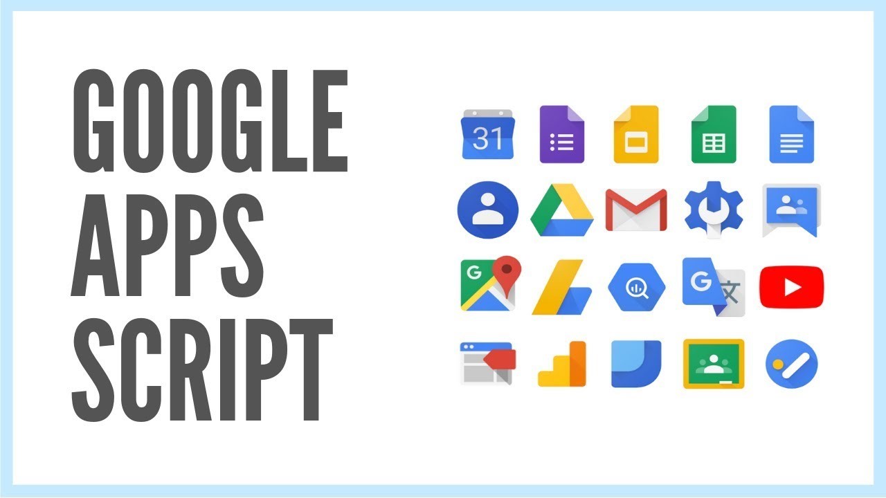 A Z Google Apps Script Course